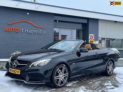 Zwart Occasion 2017 Mercedes E200 Ambition Cabriolet | € 27.450 (Super prijs)