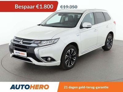 Wit Gebruikt 2018 Mitsubishi Outlander P-HEV Top SUV | € 17.749 (Super prijs)