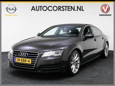 tweedehands Audi A7 Sportback 3.0TDI quattro 245pk S-Line Navi Pdc Tel. Cruise Xenon Elek.klep Leer/Alcantara Ecc Stoelverw. Flippers 19''LM