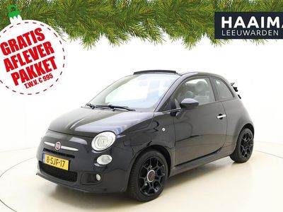 Zwart, metallic lak Gebruikt 2013 Fiat 500C Cabriolet | € 6.950 (Eerlijke prijs)
