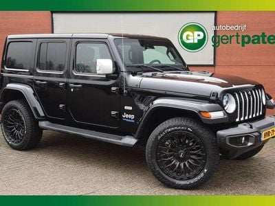Occasion Jeep Wrangler Unlimited Sahara 381 PK (280 kW) 2022 Zwart SUV