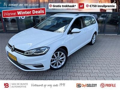 Wit Occasion 2019 VW Golf VII Highline Stationwagen | € 16.450 (Eerlijke prijs)