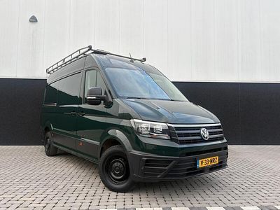 Groen (metallic) Occasion 2018 VW Crafter Highline Van | € 23.450 (Eerlijke prijs)
