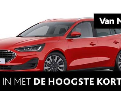 tweedehands Ford Focus Wagon 1.0 EcoBoost Hybrid Titanium X NU MET €4.250,00 KORTING!! | TITANIUM X | RACE RED |