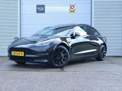 Occasion Tesla Model 3 Long Range AWD 366 kW (498 PK) 2022 Zwart Sedan