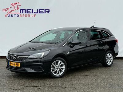 Zwart Occasion 2021 Opel Astra Elegance Stationwagen | € 14.980 (Eerlijke prijs)