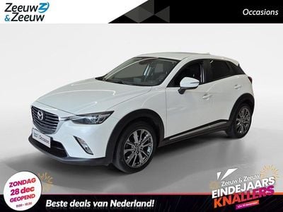 Snowflake white pearl mica (25d) Gebruikt 2018 Mazda CX-3 Luxury SUV | € 18.445 (Eerlijke prijs)