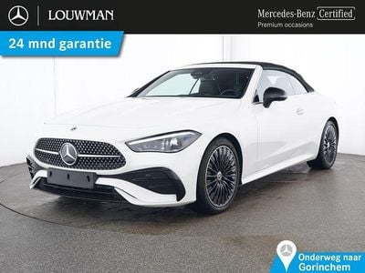 Wit Occasion 2024 Mercedes CLE200 AMG line Cabriolet | € 65.945 (Eerlijke prijs)