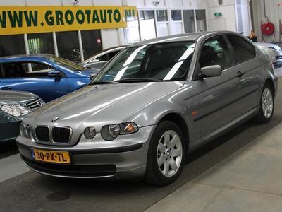 tweedehands BMW 316 Compact 316ti Black&Silver Airco, NAP, Stuurbekrac