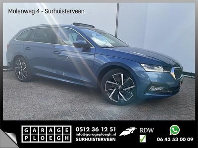 Blauw, metallic lak Gebruikt 2021 Skoda Octavia Business Line Stationwagen | € 23.900 (Eerlijke prijs)