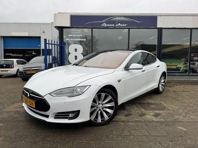 Wit (metallic) Occasion 2014 Tesla Model S Performance Hatchback | € 16.950 (Goede deal)