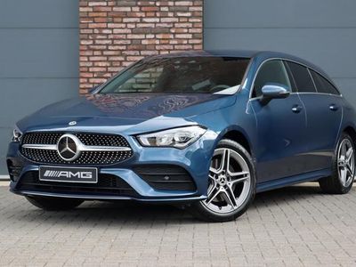 tweedehands Mercedes CLA250e Shooting Brake AMG Line Aut8, Distronic+, Head-up Display, Widescreen, Camera, Rijassistentiepakket, Sfeerverlichting, Carplay/Android Auto, Augmented Reality, Etc.