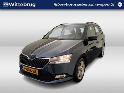 Occasion Skoda Fabia Ambition 97 PK (71 kW) 2022 Blauw Stationwagen