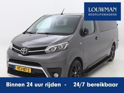 tweedehands Toyota Proace Worker 2.0 D-4D Black Line DC | Glaslook | Spoiler | Airco | Navi | Apple Carplay | Side Steps | Camera | Dubbele cabine |