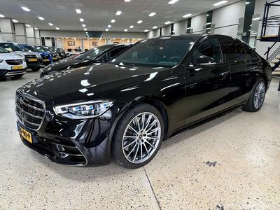 Zwart (metallic) Occasion 2024 Mercedes S580 AMG line Sedan | € 132.750 (Duur)