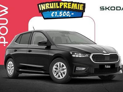 Zwart Nieuw 2025 Skoda Fabia Business Line Hatchback | € 29.950 (Goede deal)