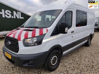 tweedehands Ford Transit 350 2.0 TDCI L3H3 DC Trend , Dubbele cabine 7 persoons , Euro 6 , Apk Jan 2025