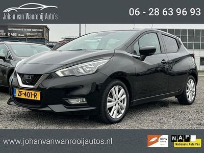 Occasion Nissan Micra N-Connecta 101 PK (74 kW) 2019 Zwart (metallic) Hatchback