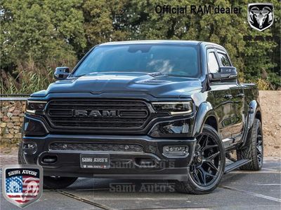 tweedehands Dodge Ram PICKUP 1500 LIMITED NIGHT BLACK | 2024 | LPG | RAMBOX | MWK | VIRTUAL | HUD ADG | SER LUCHTVERING | MEEST VOLLE UITVOERING | 5.7 V8 HEMI 402PK | CREW CAB | DUBBELE CABINE | DC | 5 PERSOONS | GRIJSKENTEKEN BEDRIJFS AUTO | VOORRAAD NUMMER 199230 |