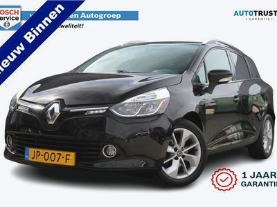 tweedehands Renault Clio IV Estate 0.9 TCe Limited | Incl 1 jaar garantie | Navi | Cruise | Airco | Parkeersensoren | LMV | DAB+ | Isofix | Armsteun voor | Onderhoudshistorie aanwezig |