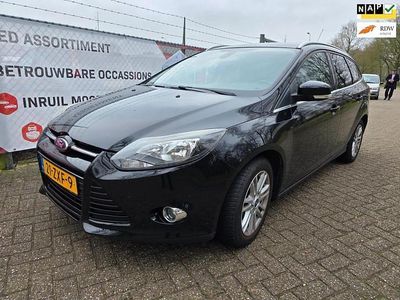 Zwart Occasion 2013 Ford Focus Titanium Stationwagen | € 3.499 (Goede deal)