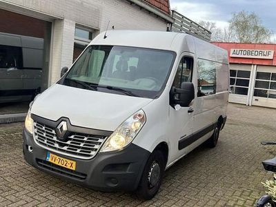 tweedehands Renault Master T35 2.3 dCi L2H3 DUBBELE CABINE AIRCO 200.000 NAP DKM 2016WIT