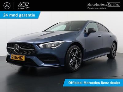 Blauw Gebruikt 2023 Mercedes CLA250 AMG line Sedan | € 34.880 (Eerlijke prijs)
