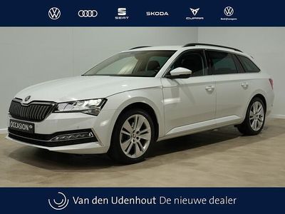 Occasion Skoda Superb Business Line 204 PK (150 kW) 2020 Moon white metallic Stationwagen