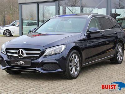 tweedehands Mercedes C200 Estate Ambition PANO TREKHAAK LEER STANDKACHEL LED