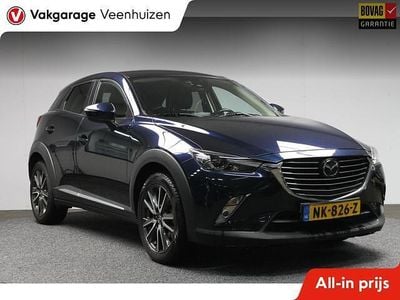 Blauw (metallic) Occasion 2017 Mazda CX-3 SUV | € 16.950 (Eerlijke prijs)