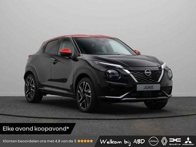 Nieuw Nissan Juke Pack 143 PK (105 kW) 2025 Two tone: metallic black / fuji sunset red (z SUV