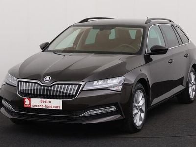 Zwart Gebruikt 2021 Skoda Superb Ambition Stationwagen | € 27.495 (Eerlijke prijs)