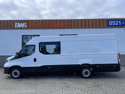 tweedehands Iveco Daily 35S16V 2.3 160pk 410L L4H2 DC 7 persoons / rijklaar ¤ 30.950 ex btw / lease vanaf ¤ 553 / climate control / 270 graden achterdeuren / pdc achter / mag 3500 kg trekken !