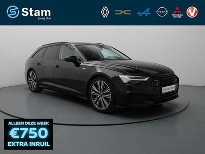 Zwart Gebruikt 2021 Audi A6 Competition Stationwagen | € 39.990 (Super prijs)