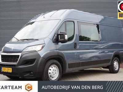 tweedehands Peugeot Boxer 335 2.2 BlueHDi L3H2 Pro DC 6P, 165PK, CAMERA, NAVI, CRUISE, AIRCO, DUBBELE CABINE