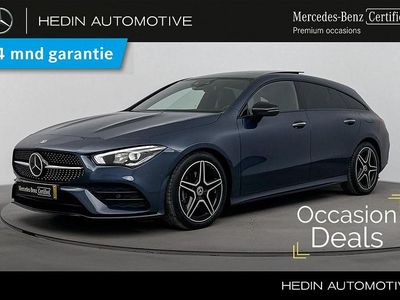 Blauw Occasion 2023 Mercedes CLA180 AMG line Sedan | € 34.900 (Eerlijke prijs)