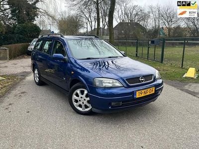 Occasion Opel Astra Njoy 101 PK (74 kW) 2003 Blauw (metallic) Stationwagen