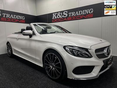 tweedehands Mercedes 300 C-KLASSE CabrioletAMG Burmester Ambiente Airscarf 19inch Apple Carplay