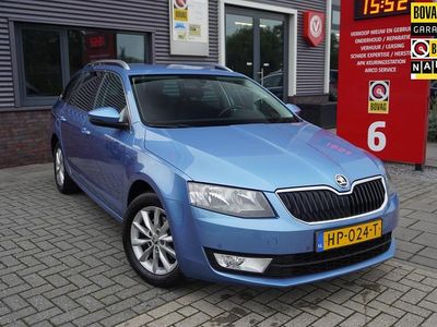 Blauw Gebruikt 2015 Skoda Octavia G-TEC Business Line Stationwagen | € 9.260