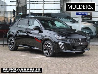 Zwart Nieuw 2025 Peugeot 208 GT Hatchback | € 28.795 (Goede deal)