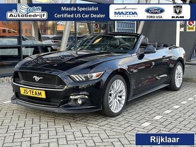 Occasion Ford Mustang GT Convertible 421 PK (309 kW) 2016 Zwart Cabriolet