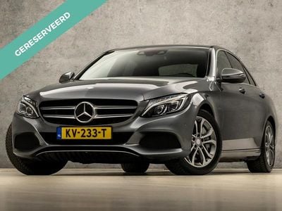 Grijs Occasion 2016 Mercedes C350e AMG Sedan | € 19.445 (Eerlijke prijs)