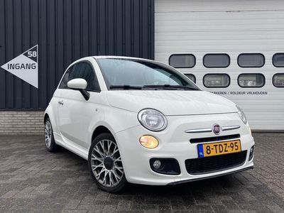 tweedehands Fiat 500 0.9 TwinAir 500S/leer/alcantara/zwarte hemel/lm vlegen/airco