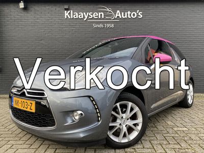 tweedehands Citroën DS3 1.6 VTi 120 pk So Chic AUT. | navigatie | bluetooth | cruise control | sportstoelen | privacy glas