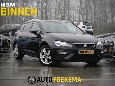 Zwart Gebruikt 2017 Seat Leon ST FR Stationwagen | € 9.950 (Super prijs)
