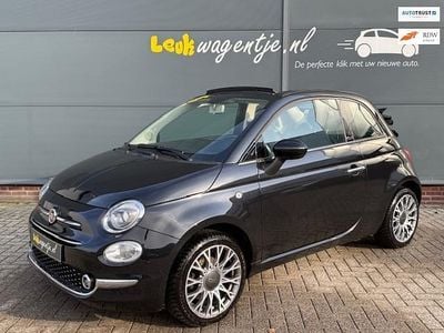 Occasion Fiat 500C Lounge 69 PK (50 kW) 2018 Zwart (metallic) Cabriolet