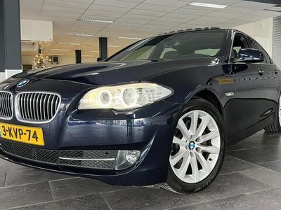 tweedehands BMW 528 5-SERIE i schuifdak leer navigatie clima cruise pdc v+a xenon memory 1-eigenaar inc-btw bom vol dealeronderhouden