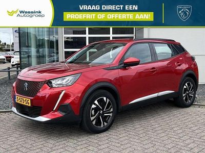 Rood (metallic) Occasion 2020 Peugeot e-2008 Allure SUV | € 15.900 (Eerlijke prijs)