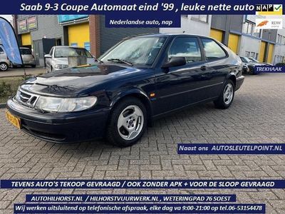 tweedehands Saab 9-3 Coupé 2.0 S Automaat, trekhaak, DIVERSE AUTO'S ROND DEZE PRIJZEN /WIJ WERKEN EN UITSLUITEND OP AFSPRAAK