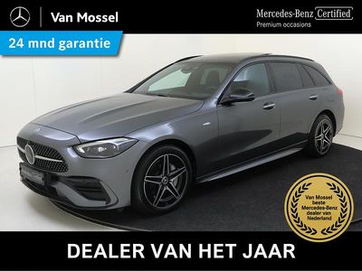 Grijs Occasion 2025 Mercedes C300 AMG line Stationwagen | € 49.945 (Eerlijke prijs)